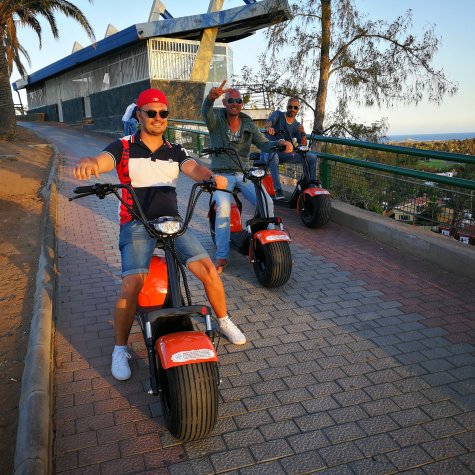 Rent a E-Scooter Chopper Double Seat